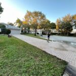 driveway pressure cleaning- pressure washing driveway