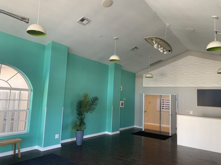 entrance painting-accent wall-commercial painting